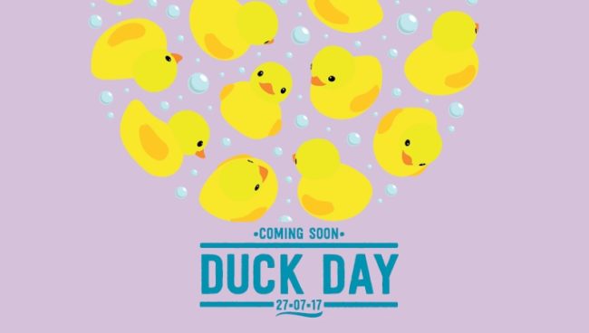 Coming soon... Duck Day, Thursday 27th July