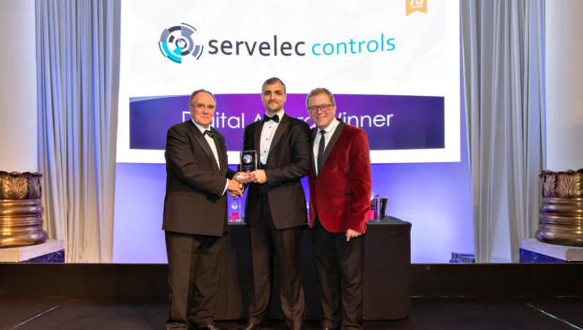 Servelec Controls scoops Digital accolade to become EIC National Award winners two years running