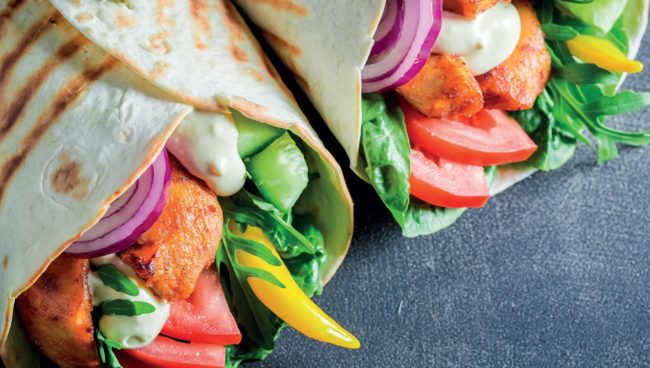 Amigos Burritos - It's Burrito Day in The Garden Restaurant!