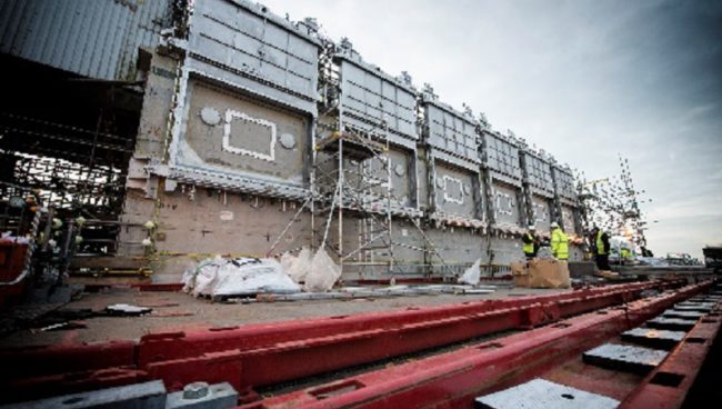 Cavendish Nuclear: Retrieval Modules Moved Into Position At Sellafield Silo