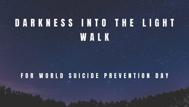 Walk from Darkness into the Light with Warrington Cares to help prevent suicide
