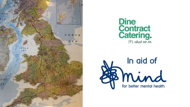 Building up the miles for MIND with Dine Contract Catering