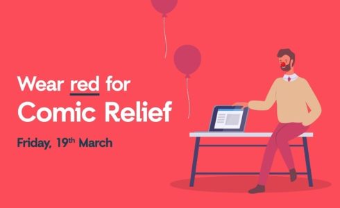 Wear red for Comic Relief
