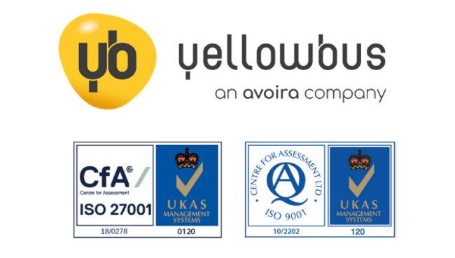 Quality & Security Accreditations for Yellowbus Solutions
