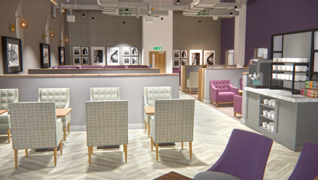 DV8 Designs flies high again with third appointment by Aspire on Manchester T2 temporary terminal lounge