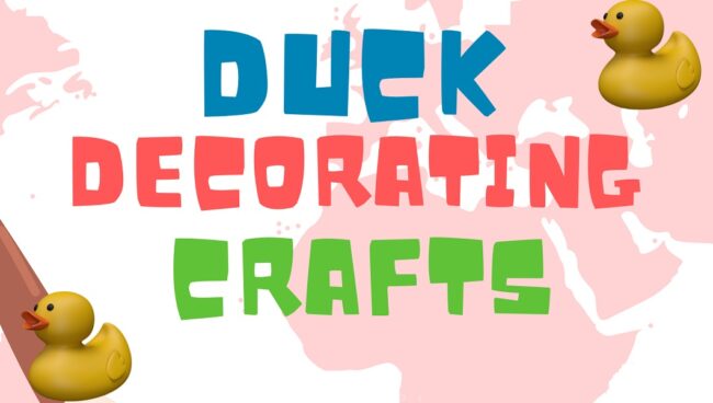 Kids Duck Crafts – Decorate your Duck!