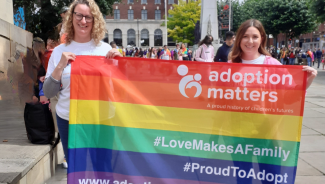 Adoption Matters is proudly supporting LGBTQ+ Adoption & Fostering Week 2024