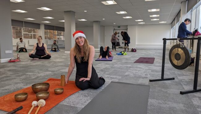 Christmas Slow Flow Yoga & Sound Bath Session – Your Festive Escape!